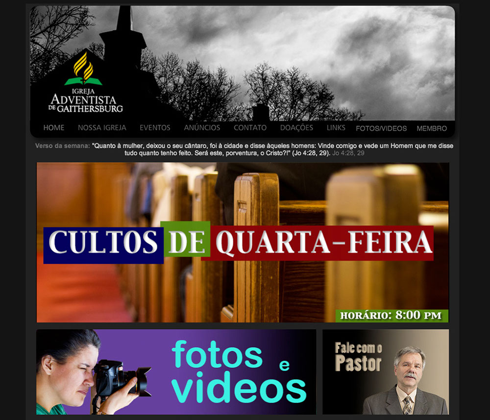 Gaithersburg Brazilian Church Website
